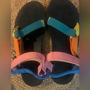 Multicolored Teva Sandals